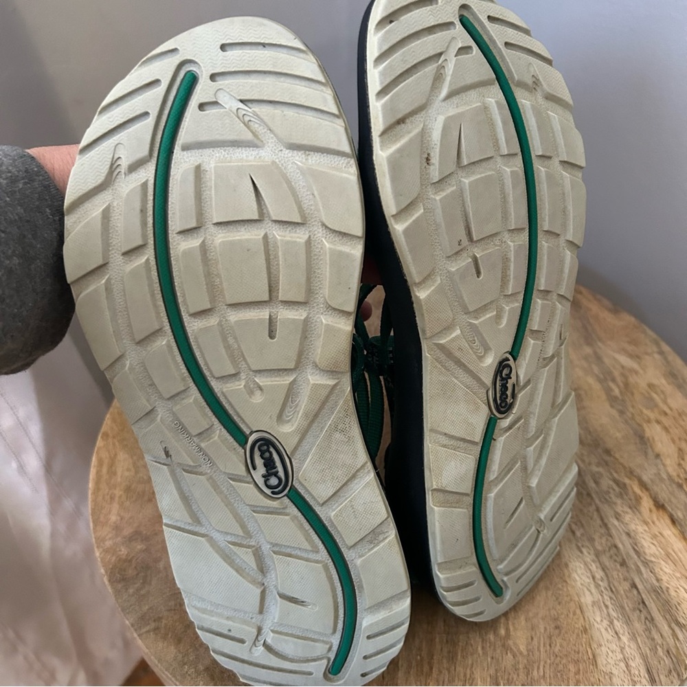 Chaco Womens ZX2 Classic Eclipse Green Sandals Sz 10 - Picture 7 of 7